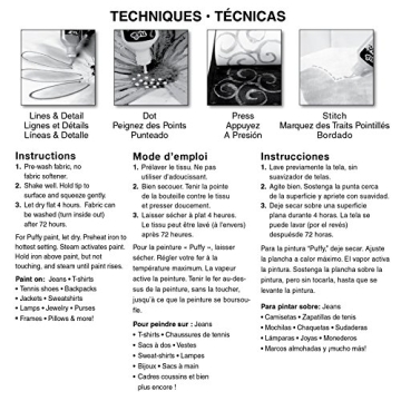 TULIP 6-Pack Dimensional Metallic Fabric Paints