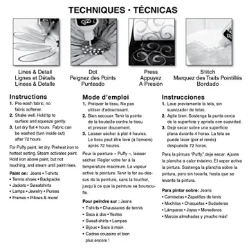 TULIP 6-Pack Dimensional Metallic Fabric Paints