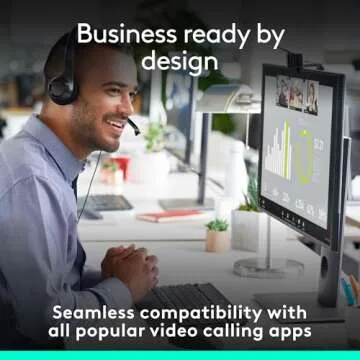 Logitech C920e HD 1080p Mic-Disabled Webcam, certified for Zoom and Microsoft Teams, TAA Compliant