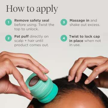 Briogeo Tinted Dry Shampoo Puff for Dark Hair - 0.5 oz