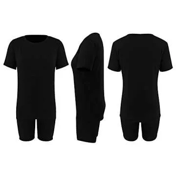 KINIKO Women's 2 Piece Casual Outfit Set in Trendy Colors