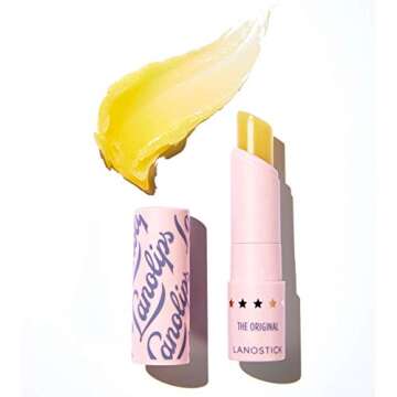 Lanolips Lanostick - Natural Lip Balm for Deep Hydration - 0.116oz