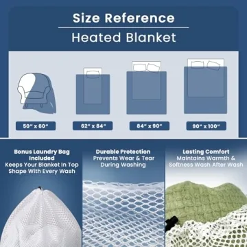 Blunique Heated Blanket - Fast Heating & Cozy Comfort for All