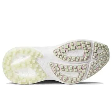 adidas Women's W SOLARMOTION Golf Shoe, FTWR White/Silver Met./Linen Green, 7.5