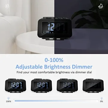 uscce Digital Dual Alarm Clock - Customizable and Compact