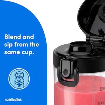 nutribullet Portable Blender, USB-C Rechargeable, 20oz vessel