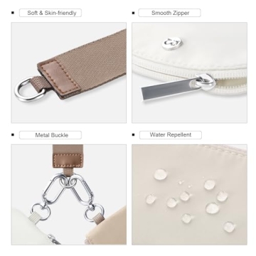 Stylish Babysun Mini Zip Around Dual Pouch Wristlet