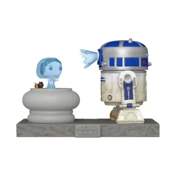 Funko Pop! Deluxe R2-D2 and Princess Leia Hologram Collectible