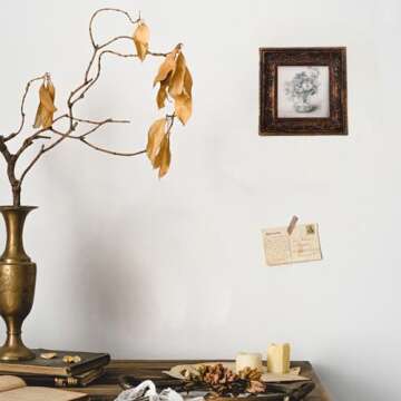 SIKOO Small Vintage 3×3 Picture Frame Antique Ornate Mini Photo Frame Table Top Display and Wall Hanging, Gold Frame Wall Art, Bronze Gold