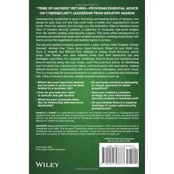 Tribe of Hackers Security Leaders: Insights from Cybersecurity Experts