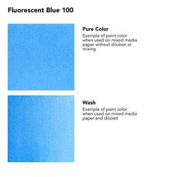 Daler-Rowney FW Acrylic Ink Bottle, Fluorescent Blue