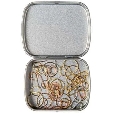 Knit Picks Metallic Stitch Marker Variety Pack - Perfect for Every Knitter