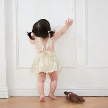 Kaipiclos Baby Girl Ruffle Romper: Perfect for Photoshoot