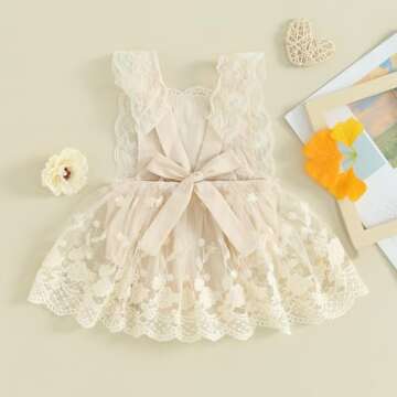 Kaipiclos Baby Girl Ruffle Romper: Perfect for Photoshoot