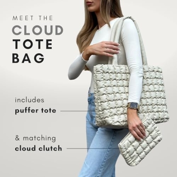 Trendy Citrus Boutique The Cloud Tote Bag Set for Women