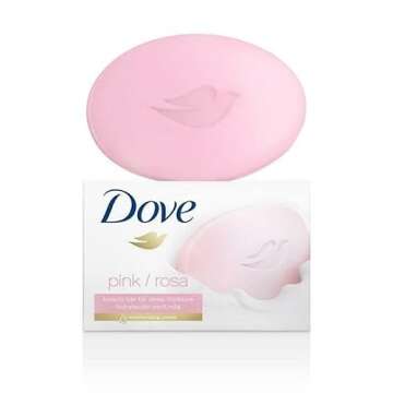 Dove Beauty Cream Bar Soaps Pink – 16 Bars, Luxurious Moisturizing Formula