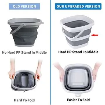 Craftend Collapsible Bucket for Cleaning and Outdoor Use