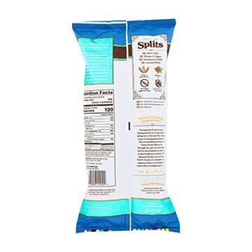 Unique Snacks Unsalted Splits, Vegan, Homestyle Baked, Certified OU Kosher, 11 Ounce Bag (Pack of 3)
