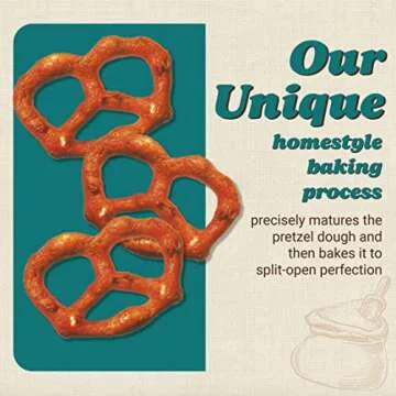 Unique Snacks Unsalted Splits Pretzels, Vegan, Kosher Snack