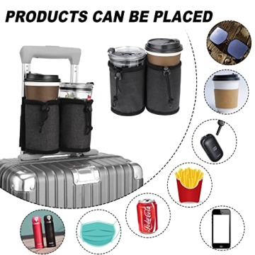 Hands-Free Luggage Cup Holder for Travelers - YSCEN