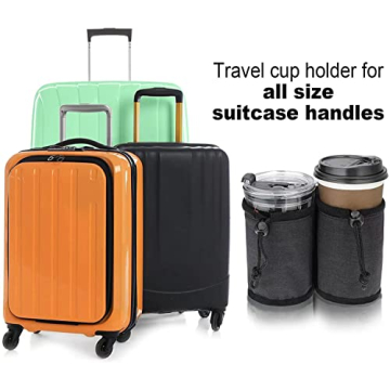 Hands-Free Luggage Cup Holder for Travelers - YSCEN