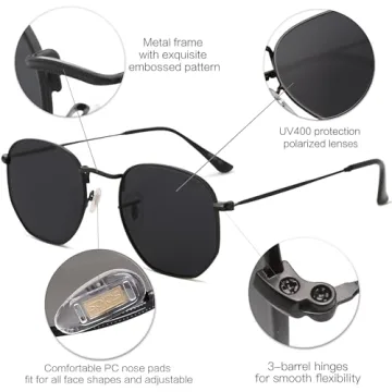 Stylish SojoS Polarized Sunglasses for Men and Women