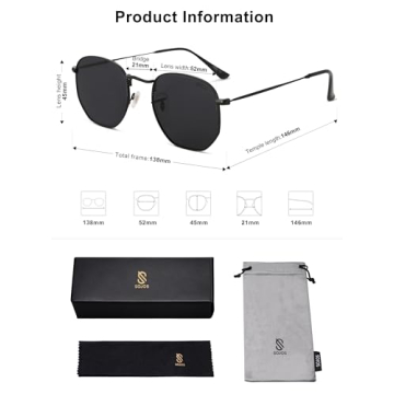 Stylish SojoS Polarized Sunglasses for Men and Women