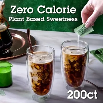 Stevia In The Raw Sweetener Packets, Zero Calorie Sugar Substitute