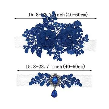 Flatser Flowers Bride Wedding Garter Set for Elegant Occasions