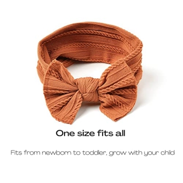 Prohouse 12 Pack Soft Baby Nylon Headbands for All Occasions