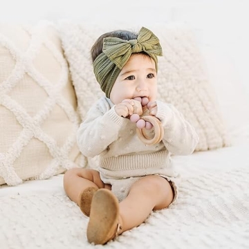 Prohouse 12 Pack Soft Baby Nylon Headbands for All Occasions