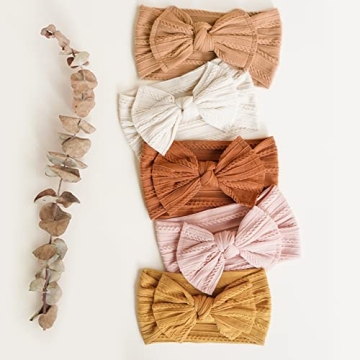 Prohouse 12 Pack Soft Baby Nylon Headbands for All Occasions