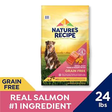 Nature's Recipe Salmon & Sweet Potato Dry Dog Food 24 lb
