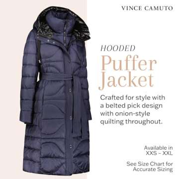 Vince Camuto Women's Puffer Jacket - Cozy & Stylish