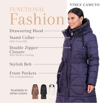 Vince Camuto Women's Puffer Jacket - Cozy & Stylish