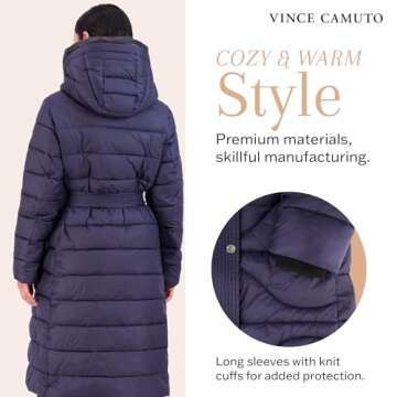 Vince Camuto Women's Puffer Jacket - Cozy & Stylish