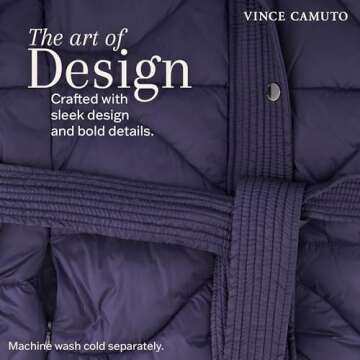 Vince Camuto Women's Puffer Jacket - Cozy & Stylish