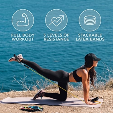 Sweet Sweat Resistance Training Bands Set for All Fitness Levels