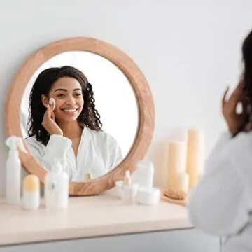 Amazon Basics Exfoliating Cotton Round, 600 Count (6 Packs of 100) (Previously Solimo)