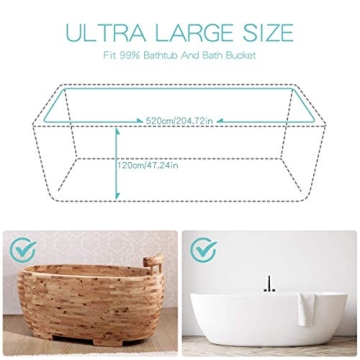 AGPTEK Disposable Bathtub Cover Liners - 20 Pack