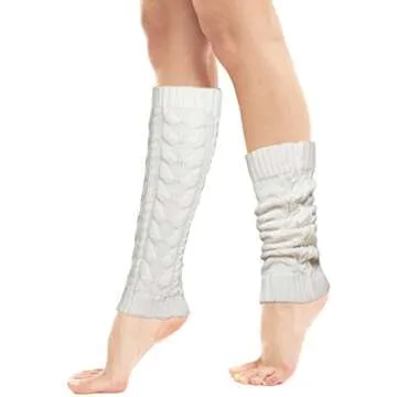 Dahlia Women’s Soft Acrylic Leg Warmers – Stylish Comfort