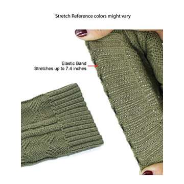 Dahlia Women’s Soft Acrylic Leg Warmers – Stylish Comfort