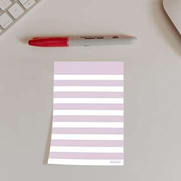 Purchase Large Purple Lined Sticky Notes in Pastel Lilac