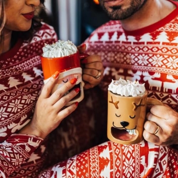 Neufigr Family Christmas Pajamas Long Sleeves Set