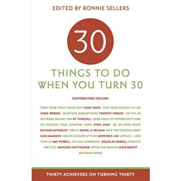 30 Things to Do When You Turn 30