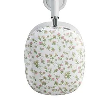 Wildflower Limited Edition AirPods Max Case Full Protective Cover, Pink Posie Rosie