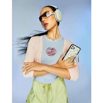 Wildflower Limited Edition AirPods Max Case Full Protective Cover, Pink Posie Rosie