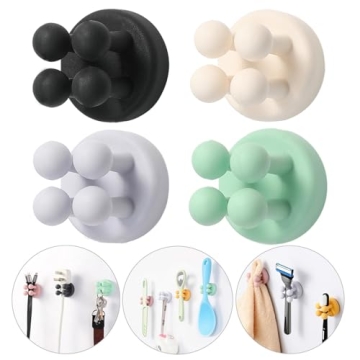 iBetterLife Stylish Silicone Toothbrush Holders - 6 Pack