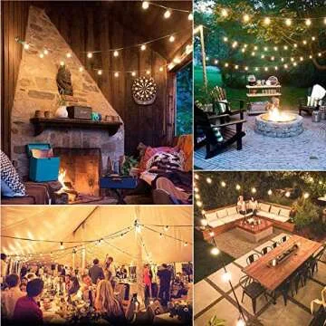GOOTHY 50Ft LED String Lights for Outdoor Decor