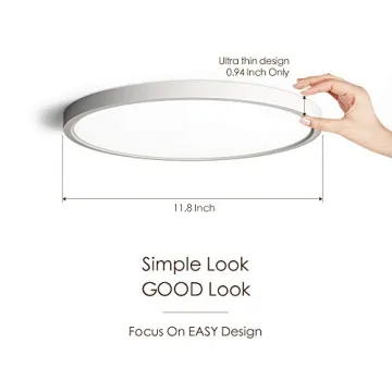 TALOYA 12 Inch LED Ceiling Light with 3 Color Temperatures